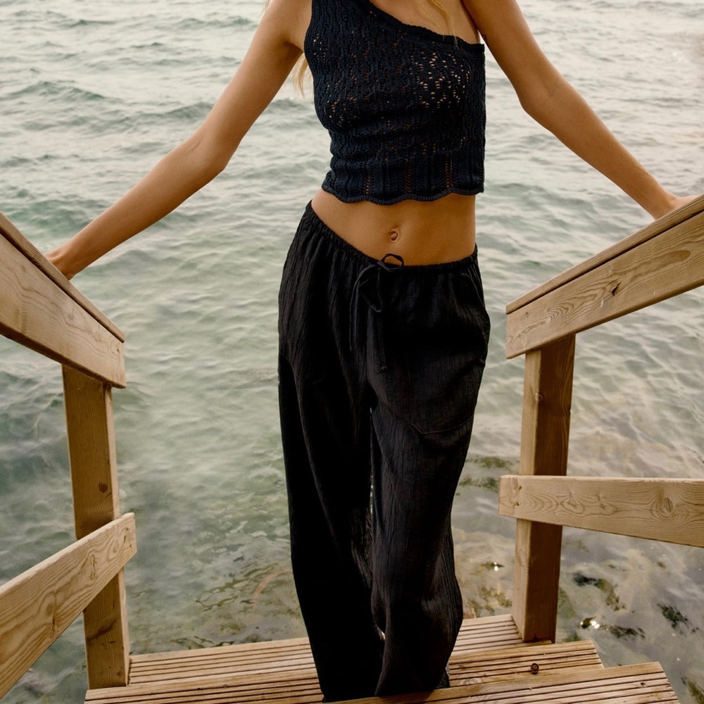 Zara Black Full Length Pant
